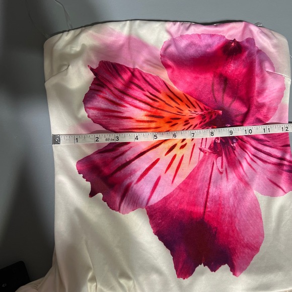 Y2K Windsor Strapless Floral Skort Dress Fairy Coquette Tropical Mini Small - Picture 5 of 8